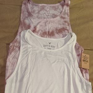 3 American Eagle tank tops.